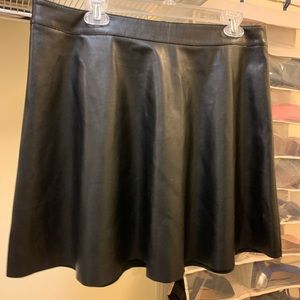 pleather skirt